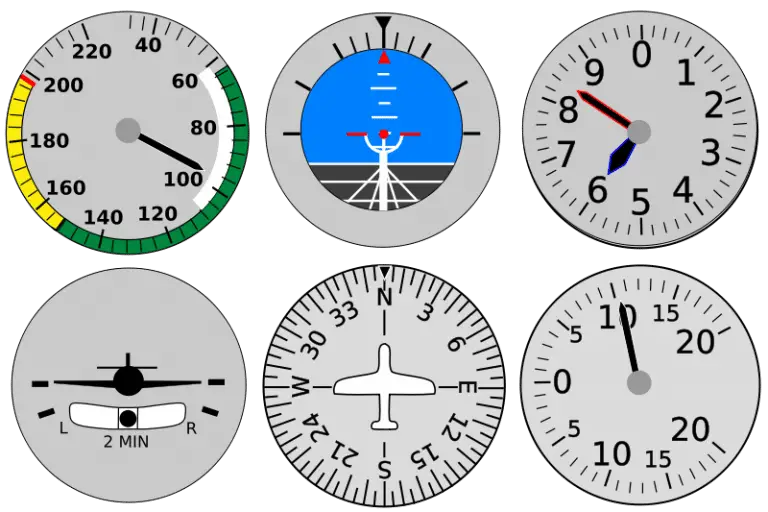 Climbing using Flight Instruments